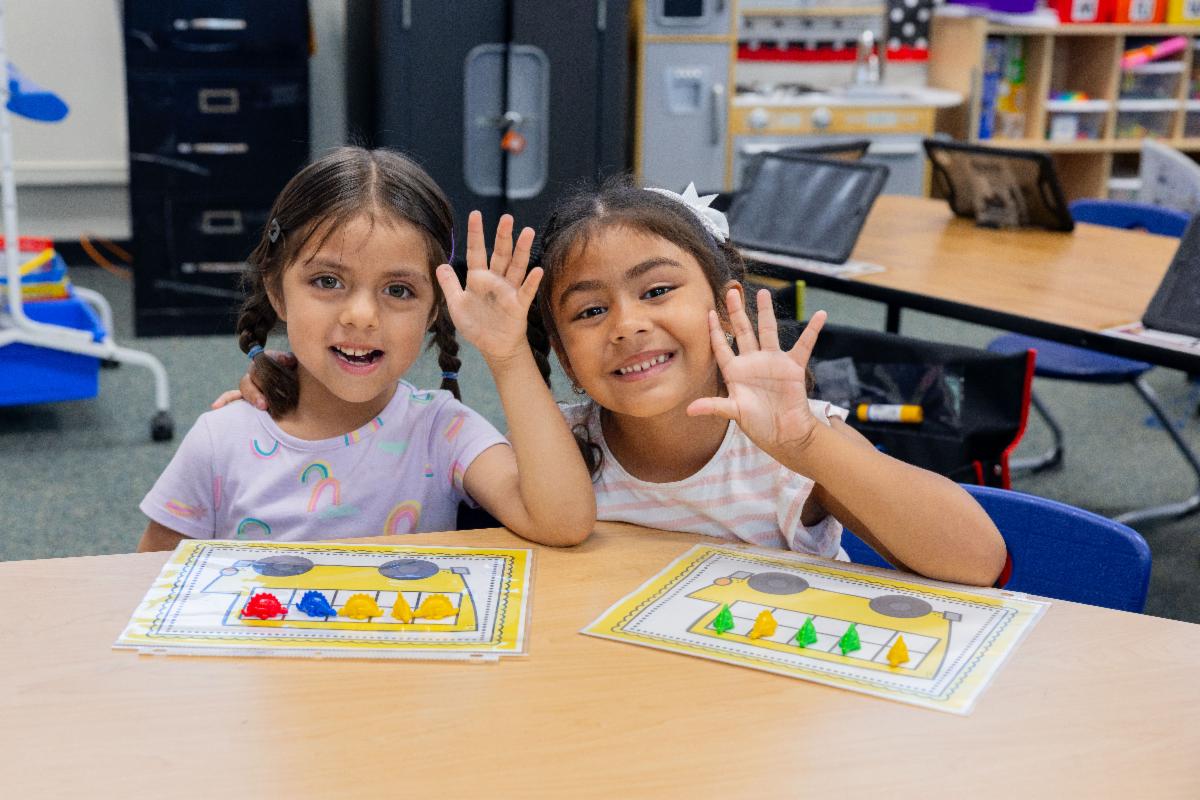 Clinton Elementary Students Have Fun Learning with Math Manipulatives