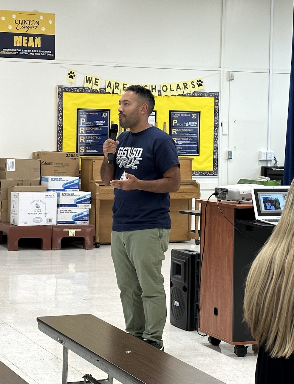 Clinton Elementary School welcomed Trustee Walter Muneton!